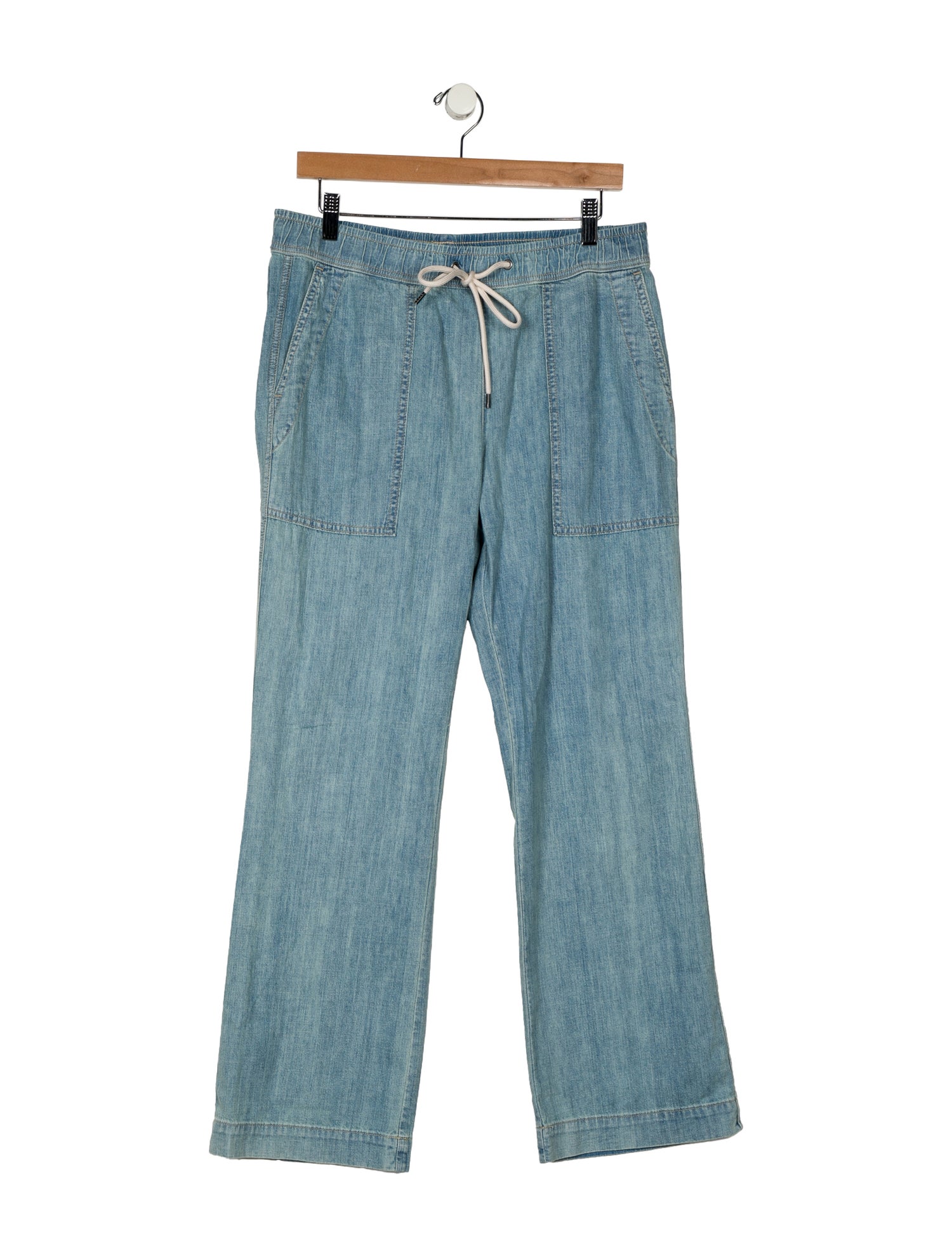 James Perse Mid-Rise Wide Leg Jeans