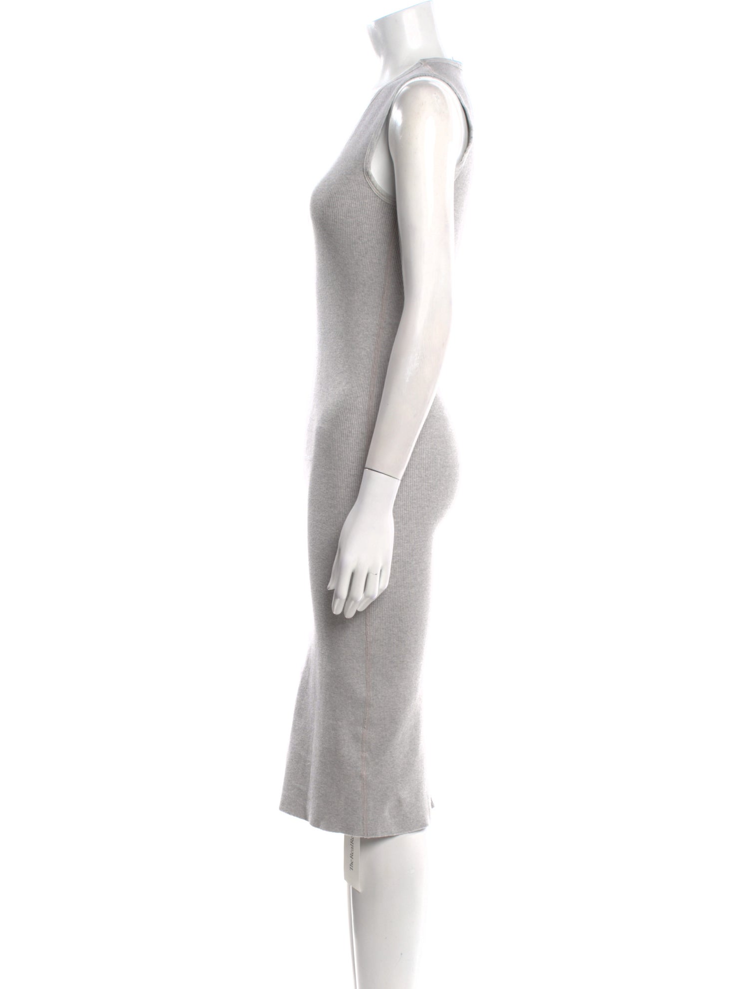 James Perse V-Neck Midi Length Dress