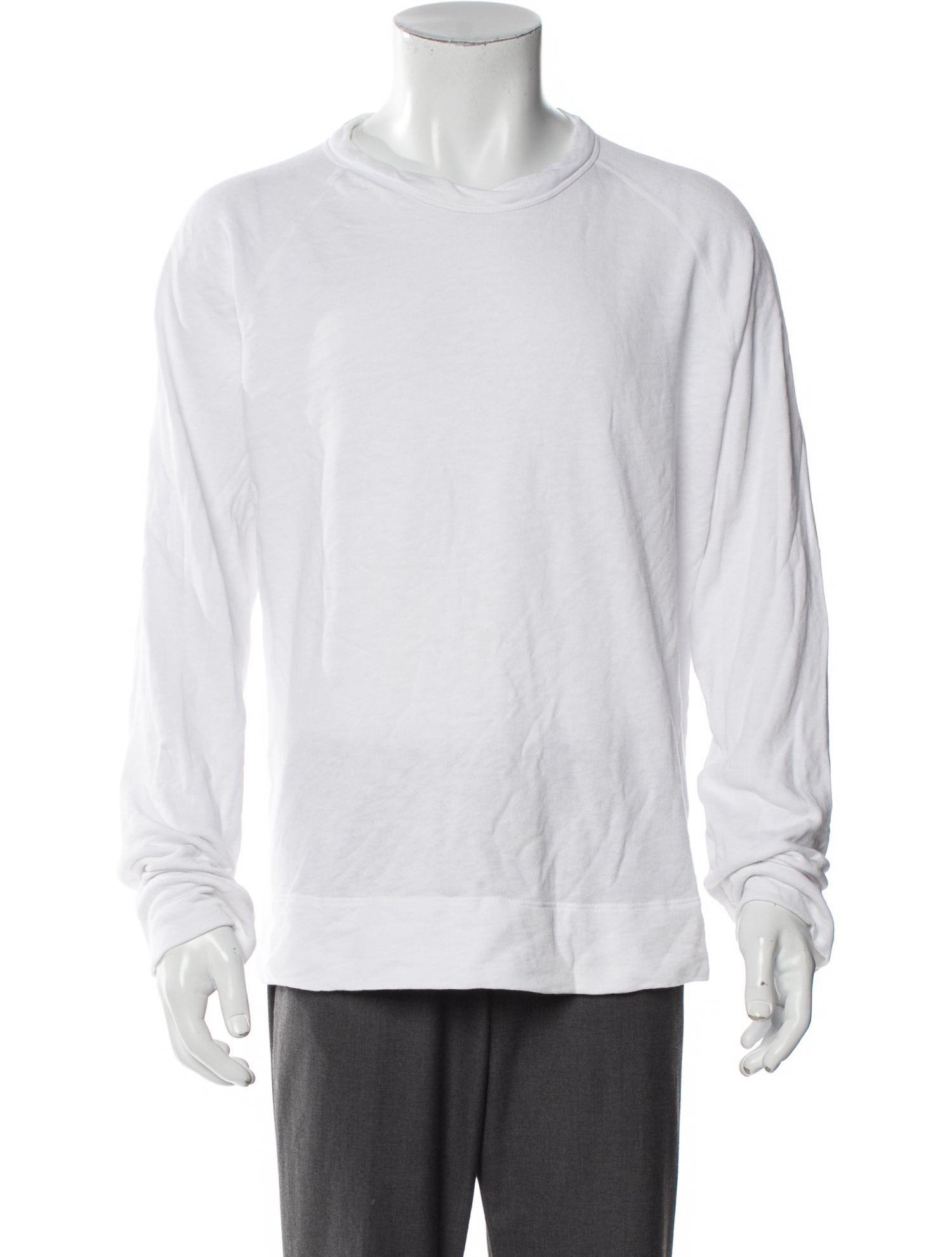 James Perse Crew Neck Long Sleeve Pullover