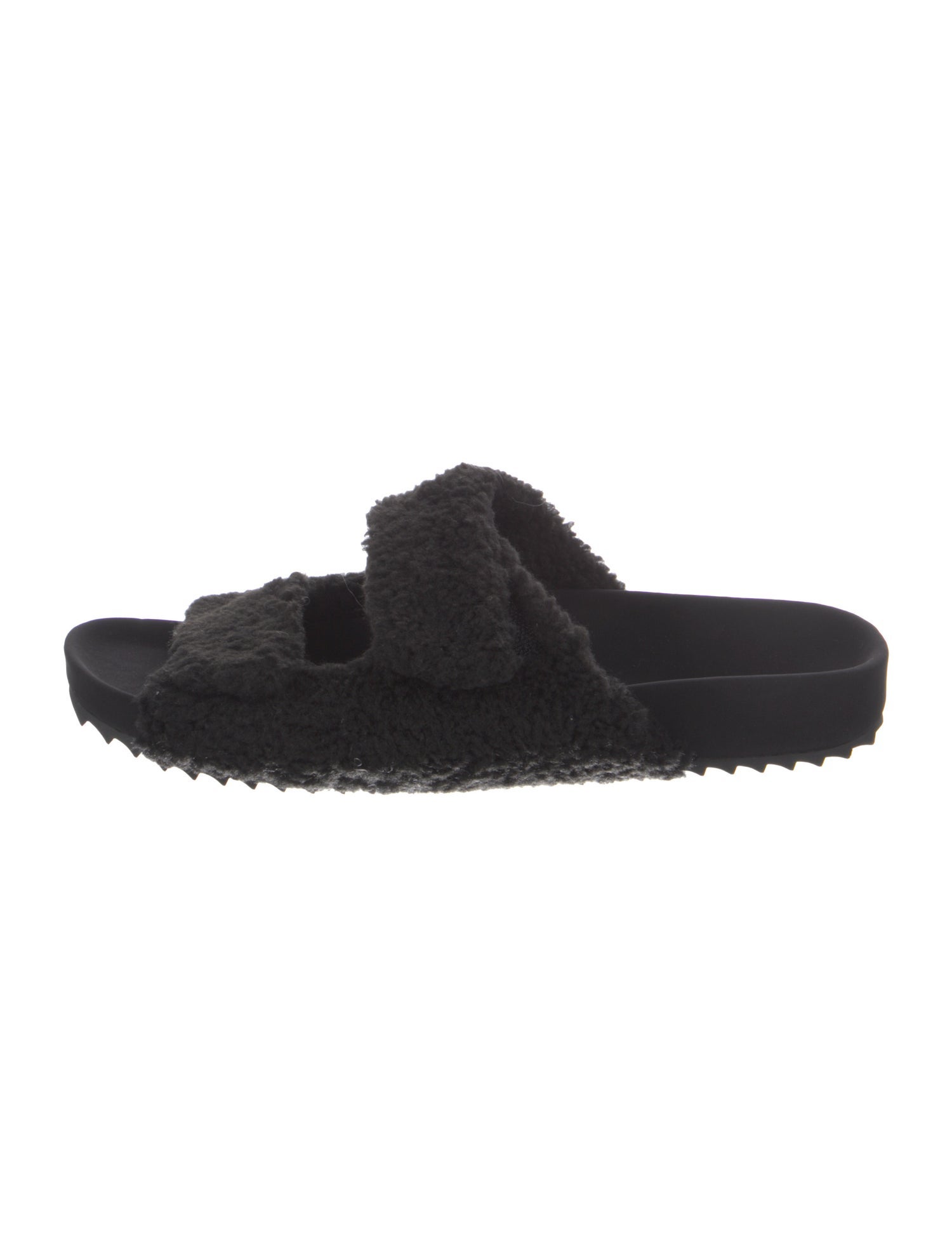 James Perse Faux Fur Mules