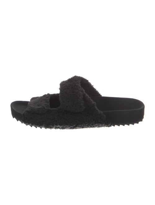 James Perse Faux Fur Mules