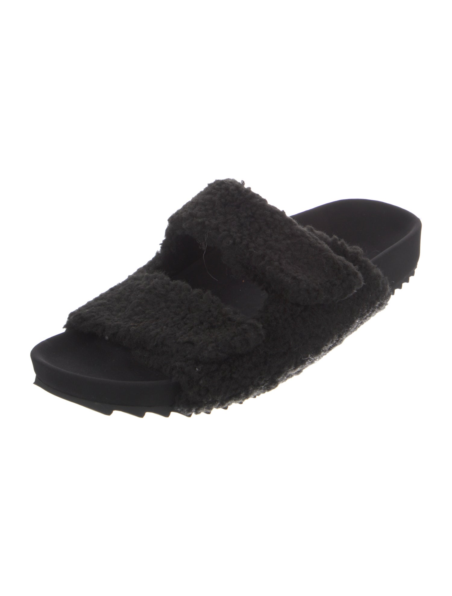 James Perse Faux Fur Mules