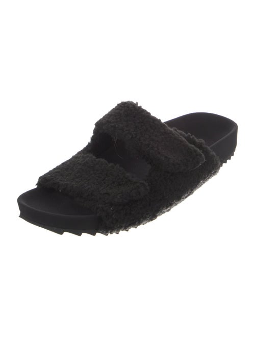 James Perse Faux Fur Mules