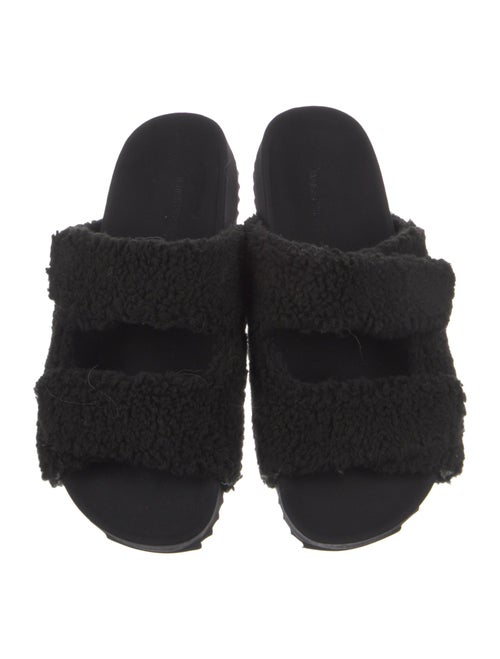 James Perse Faux Fur Mules