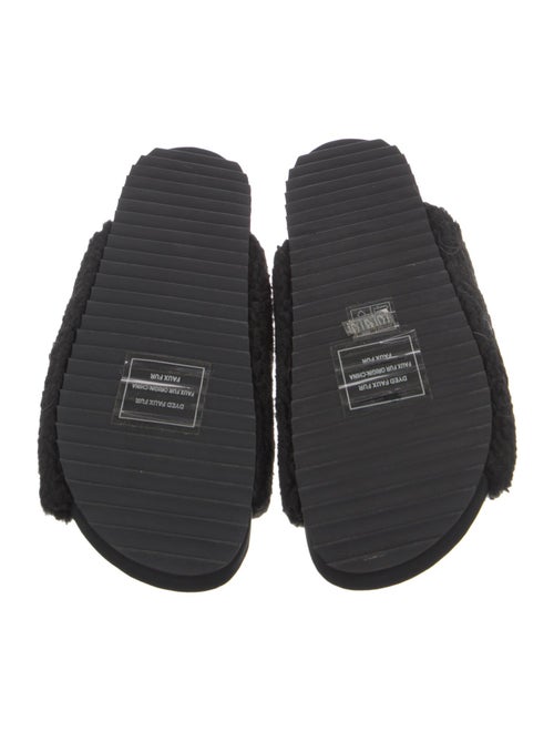 James Perse Faux Fur Mules