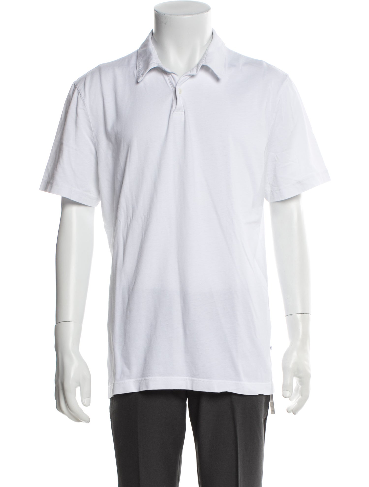 James Perse Crew Neck Short Sleeve Polo Shirt