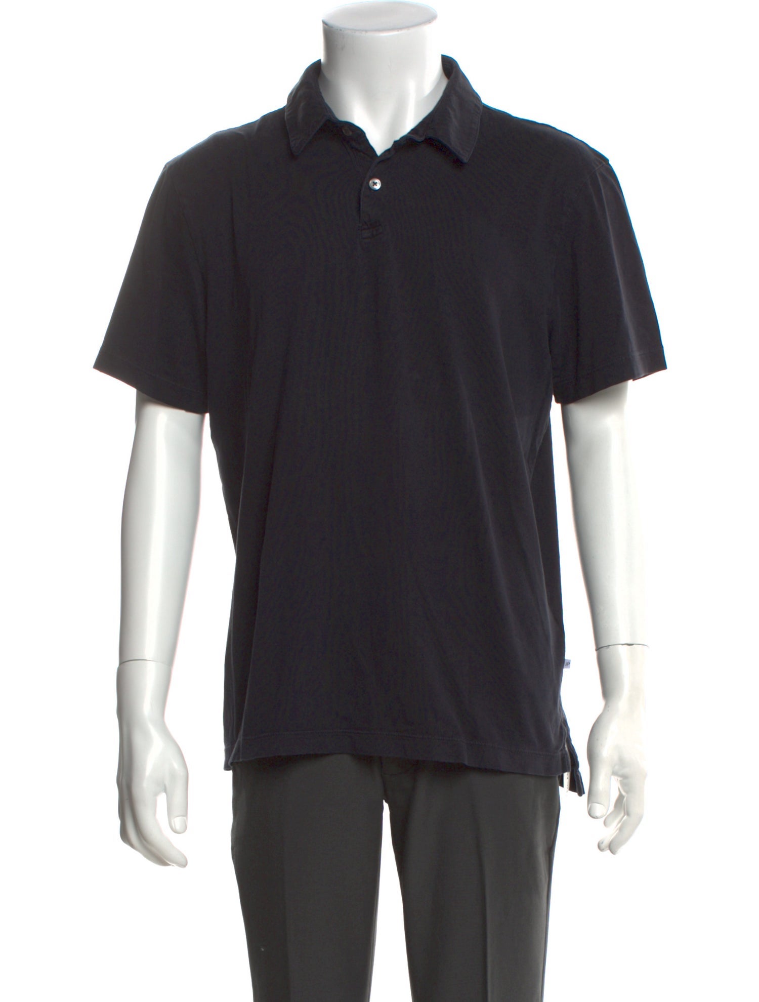 James Perse Crew Neck Short Sleeve Polo Shirt