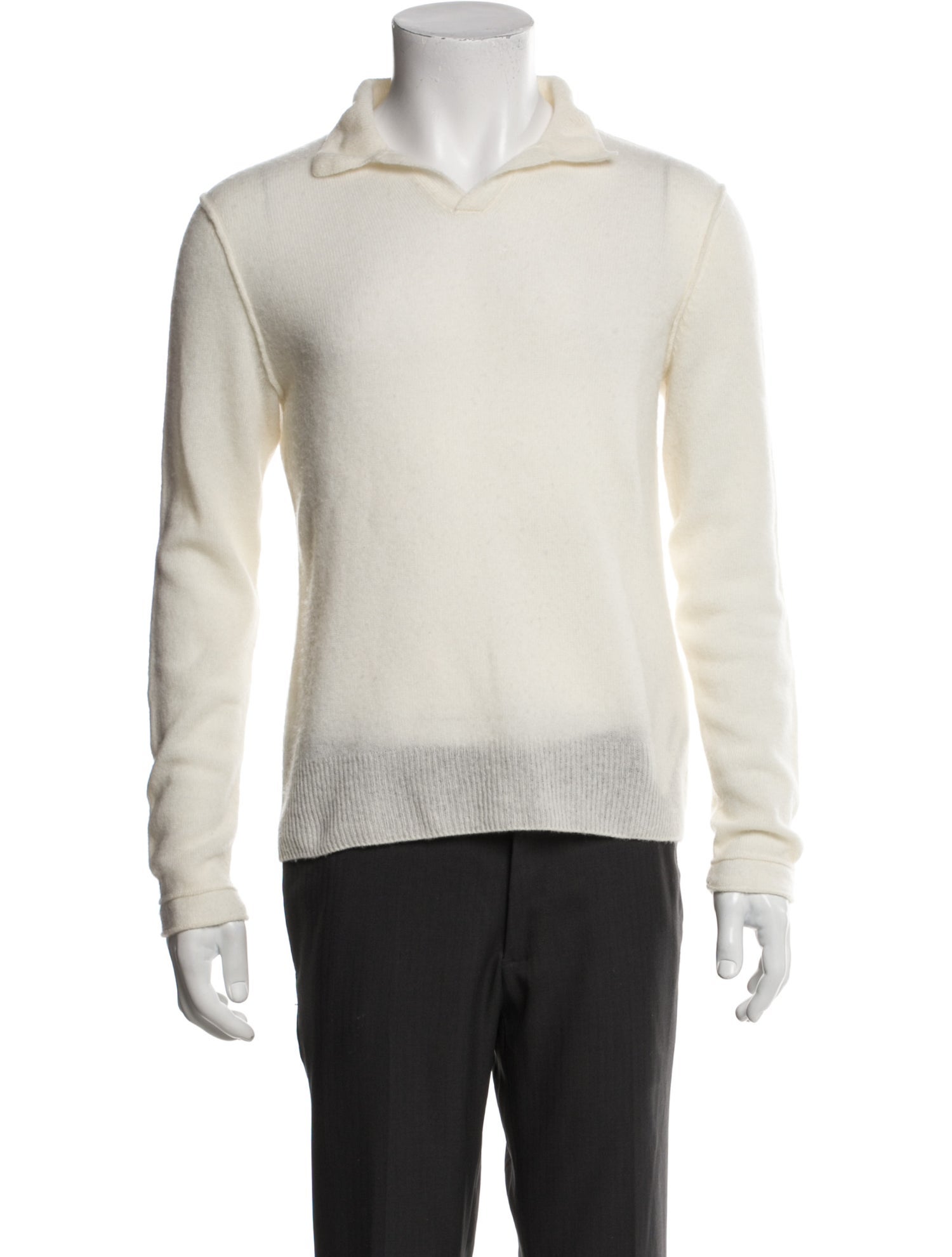 James Perse Cashmere Collar Pullover