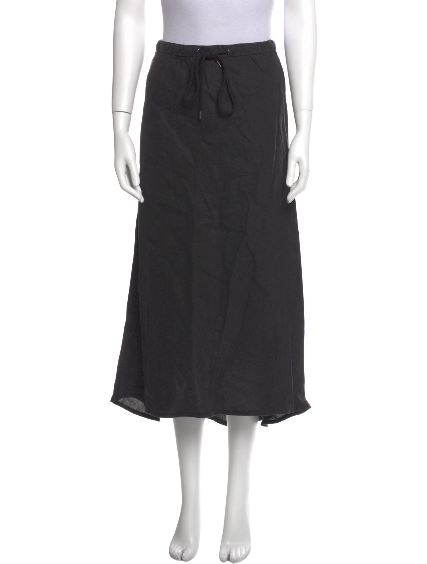 James Perse Linen Midi Length Skirt