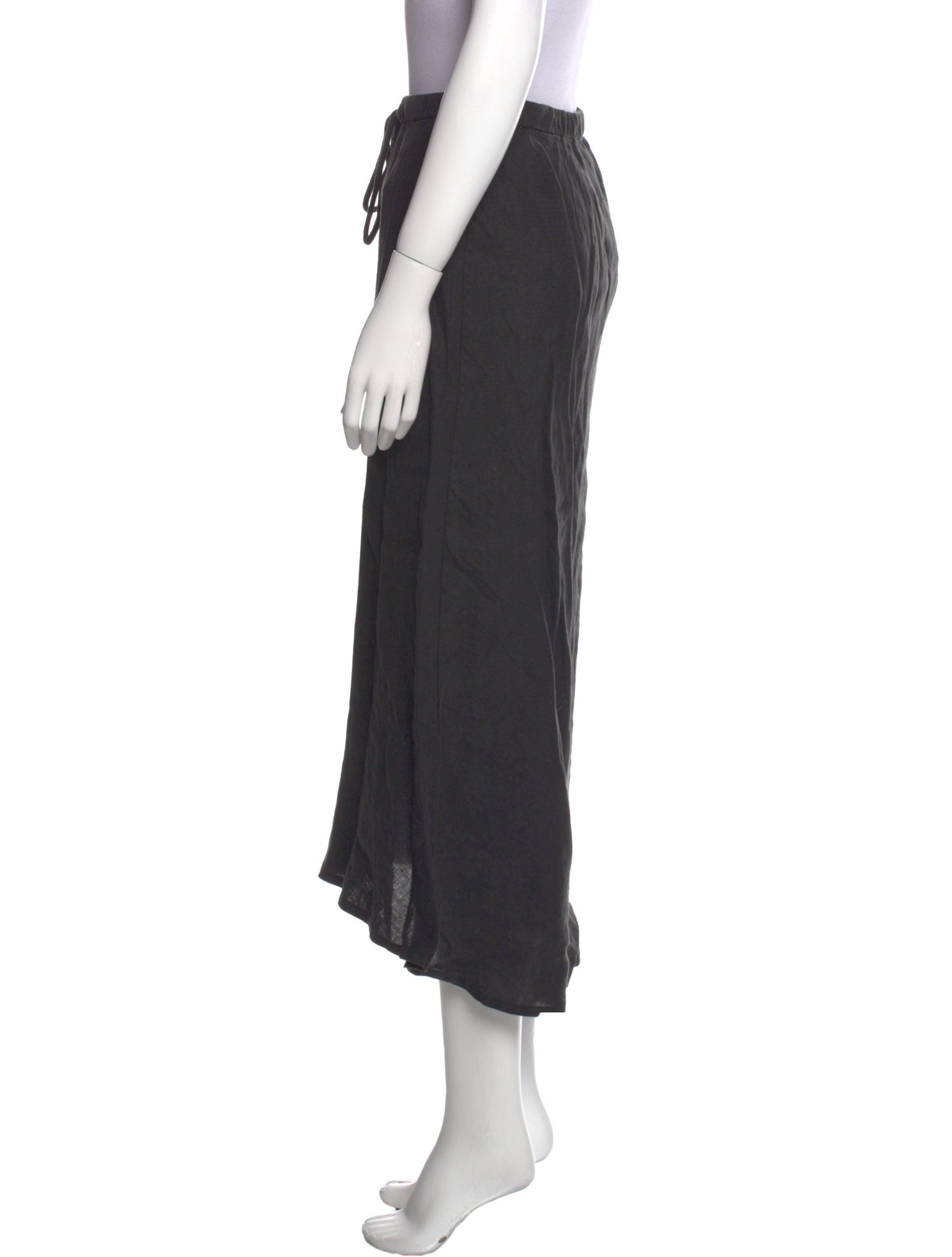 James Perse Linen Midi Length Skirt