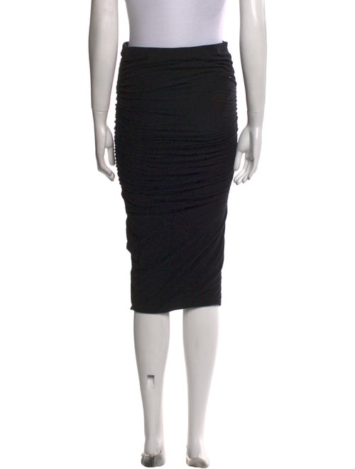 James Perse Ruffle Embellishment Knee-Length Skirt