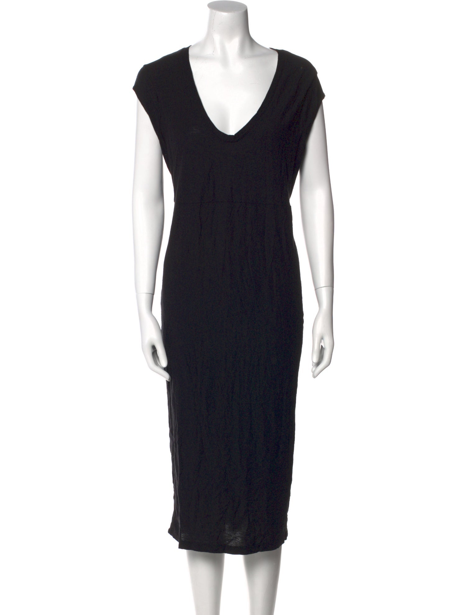 James Perse V-Neck Midi Length Dress w/ Tags