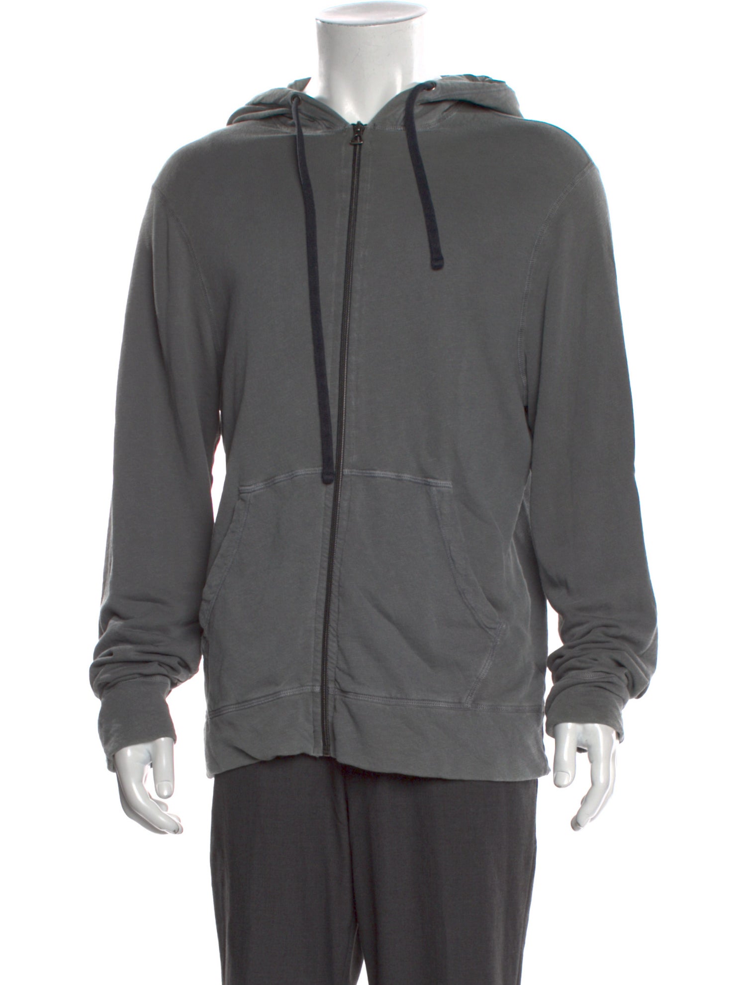 James Perse Crew Neck Long Sleeve Hoodie