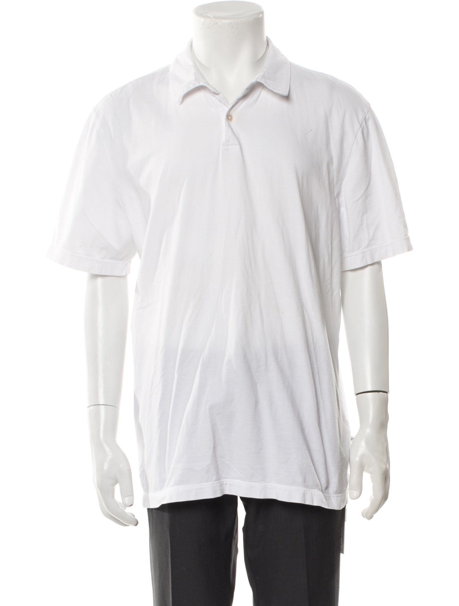 James Perse Collar Short Sleeve Polo Shirt