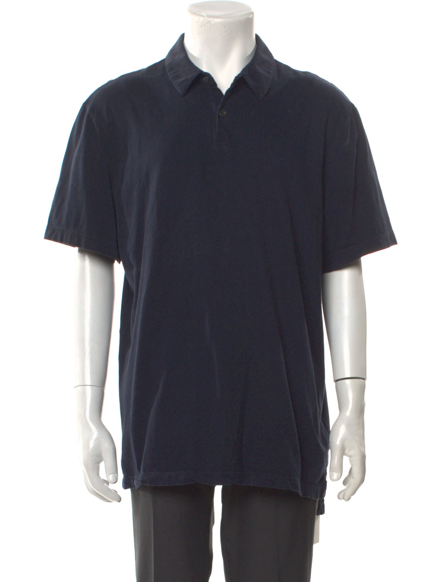James Perse Collar Short Sleeve Polo Shirt