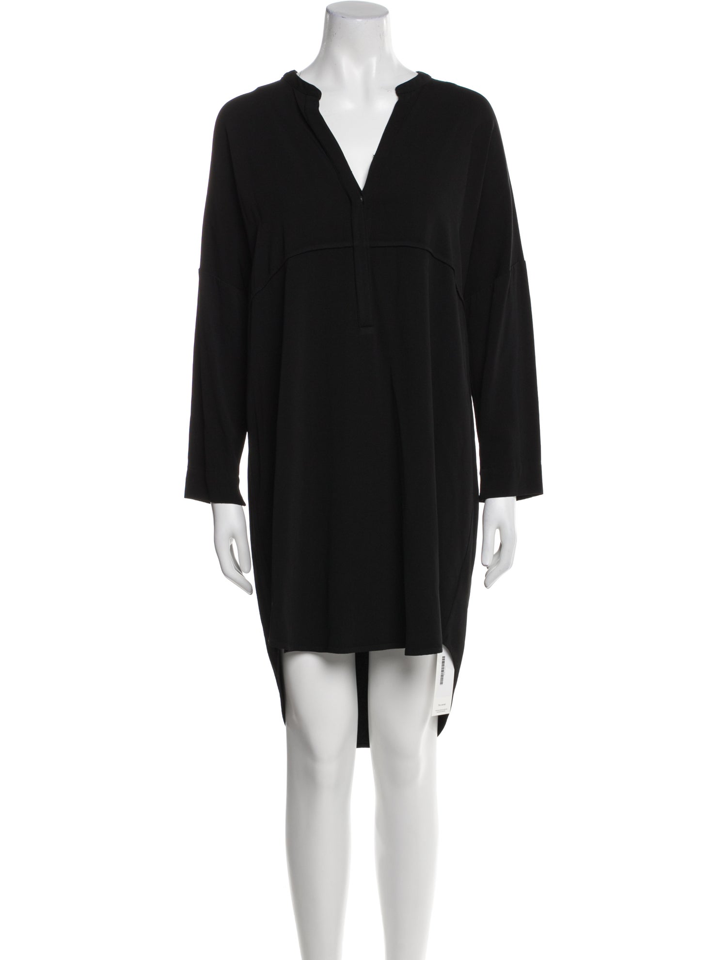 James Perse V-Neck Knee-Length Dress