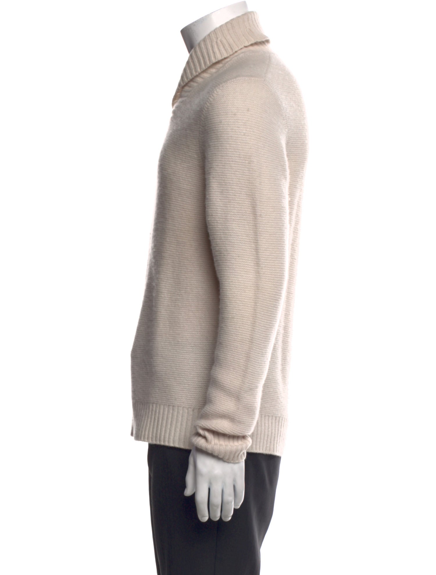 James Perse Cashmere Collar Polo Sweater