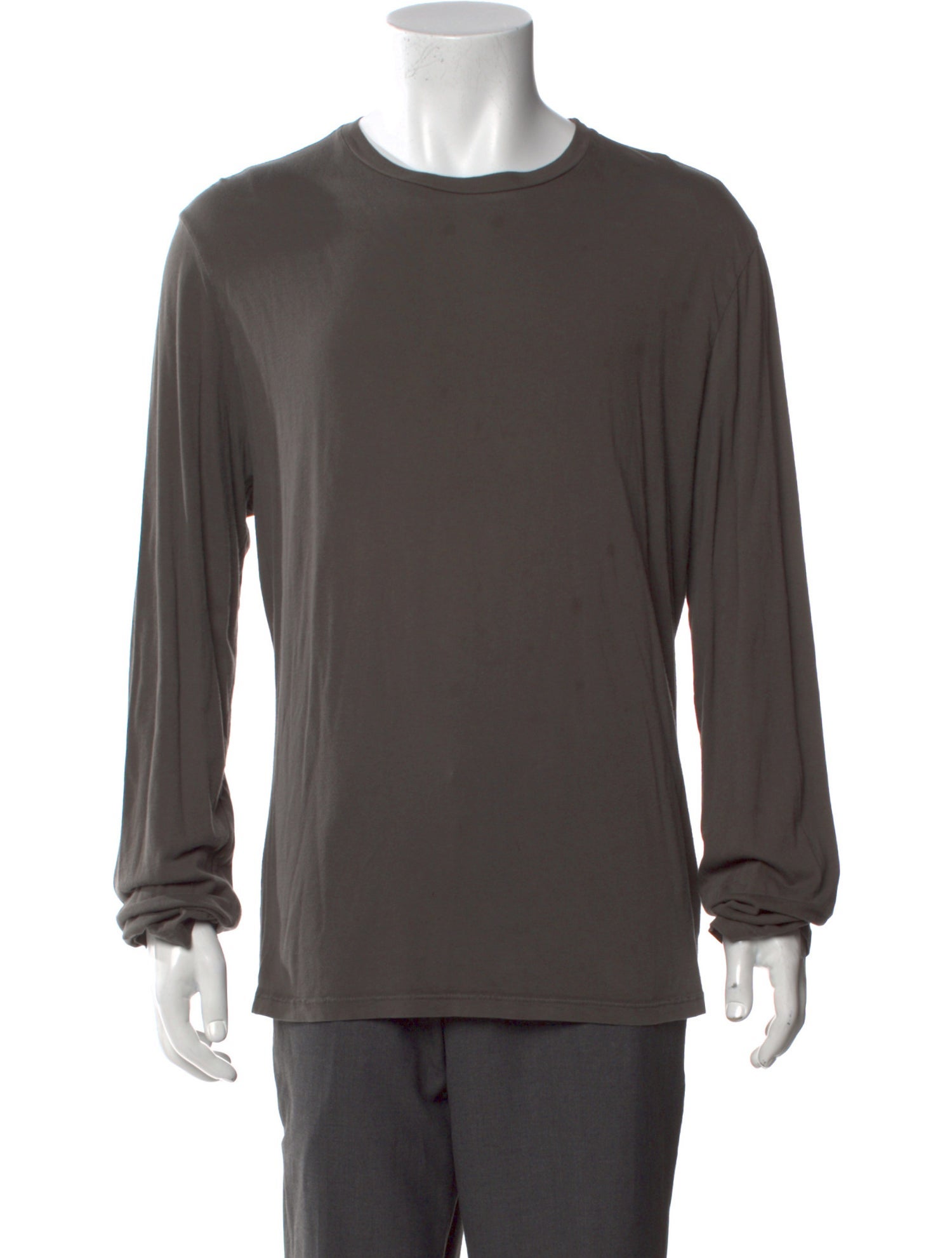 James Perse Crew Neck Long Sleeve Pullover