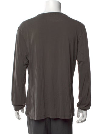 James Perse Crew Neck Long Sleeve Pullover