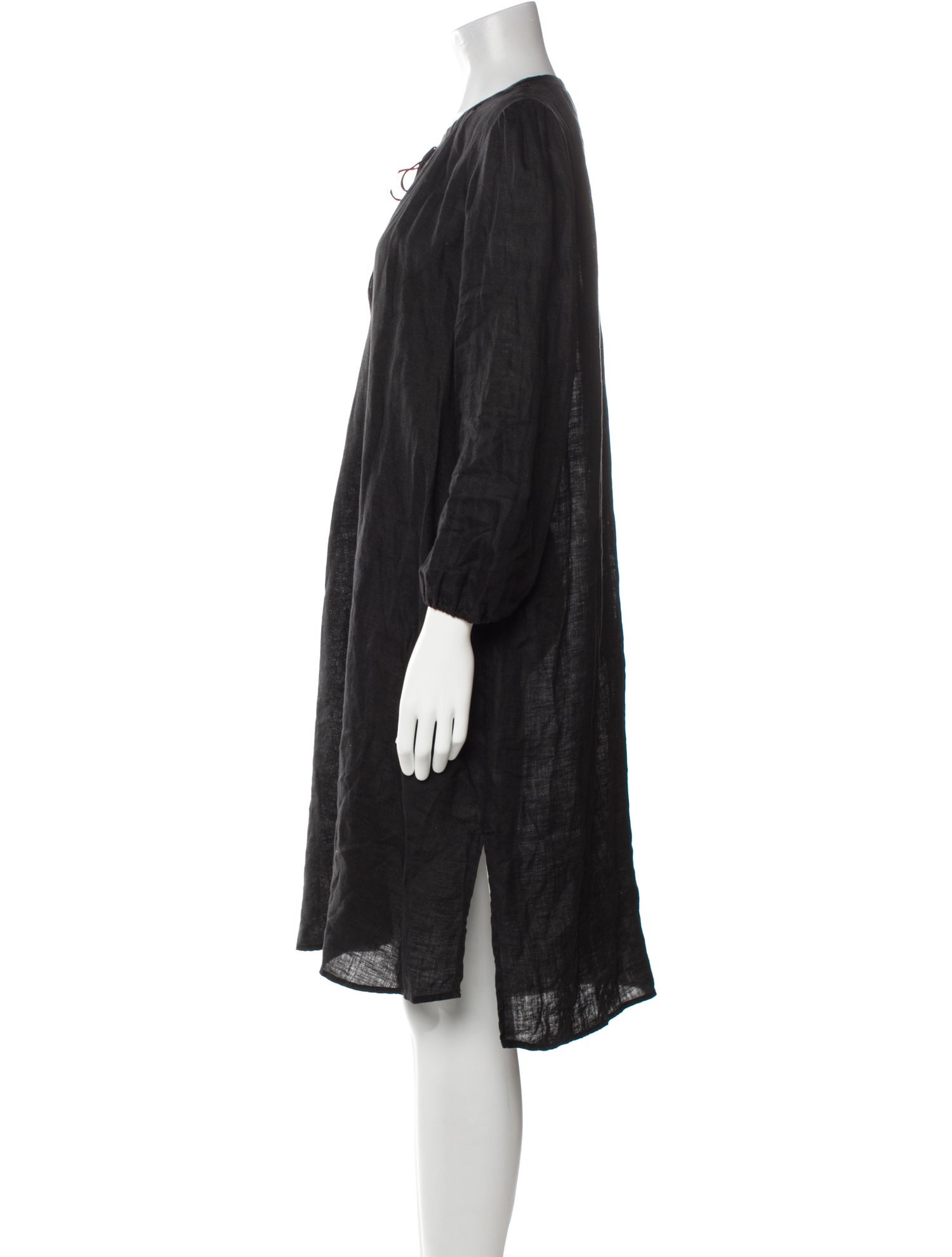 James Perse Linen Knee-Length Dress