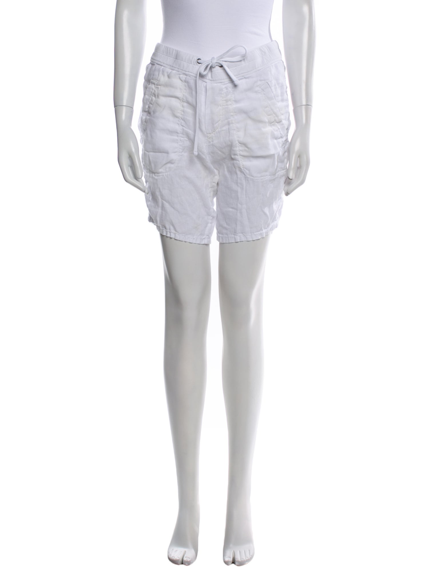 James Perse Linen Knee-Length Shorts