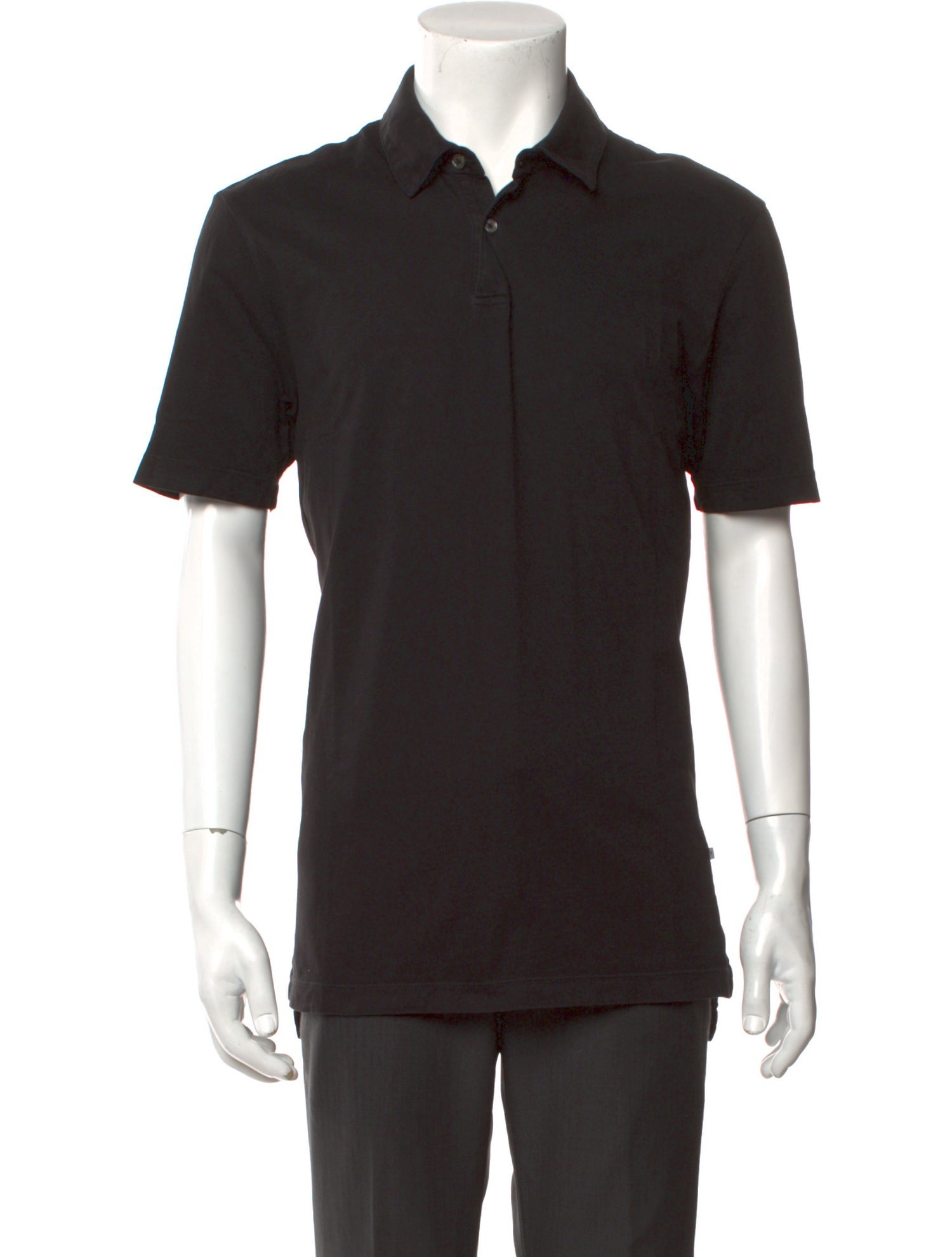 James Perse Collar Short Sleeve Polo Shirt