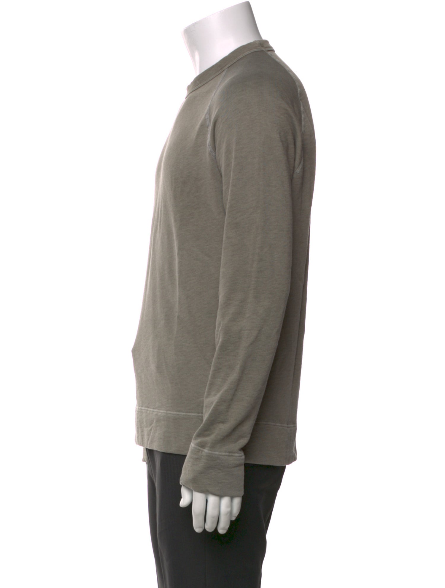 James Perse Crew Neck Long Sleeve Pullover
