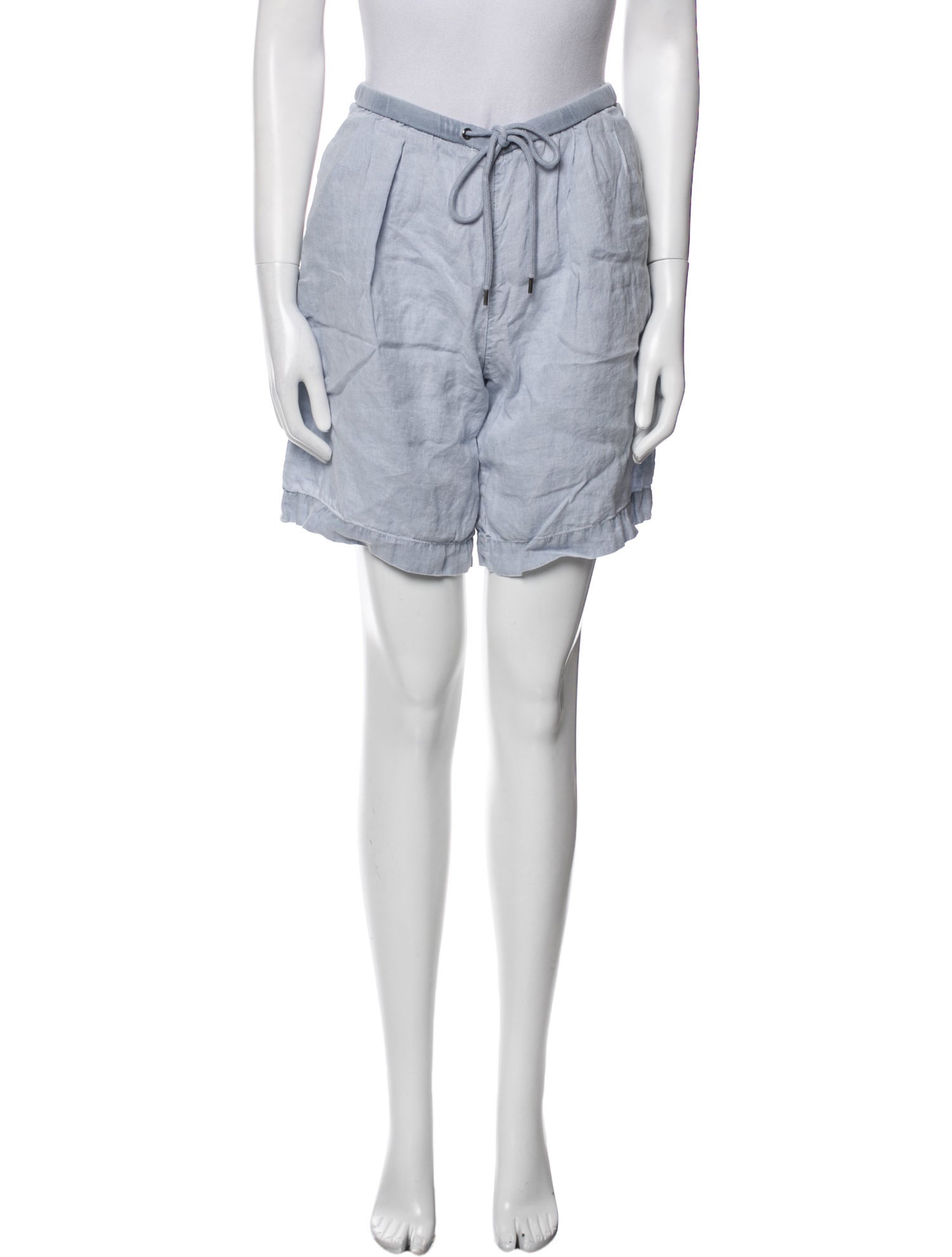 James Perse Linen Knee-Length Shorts