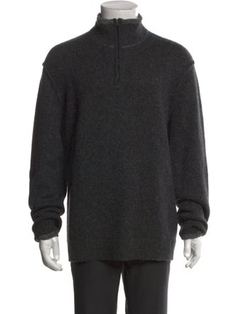 James Perse Mock Neck Long Sleeve Pullover