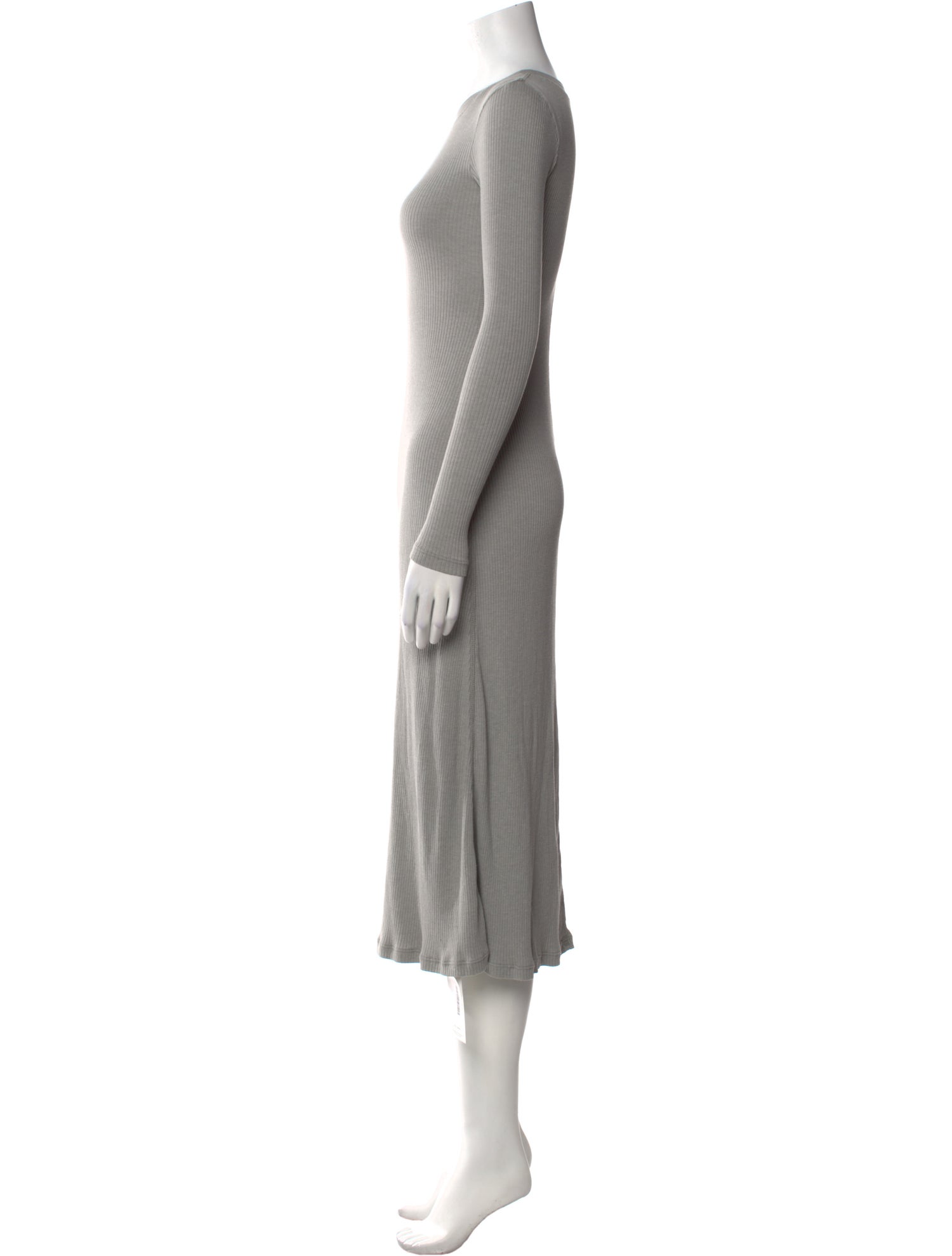 James Perse Crew Neck Midi Length Dress