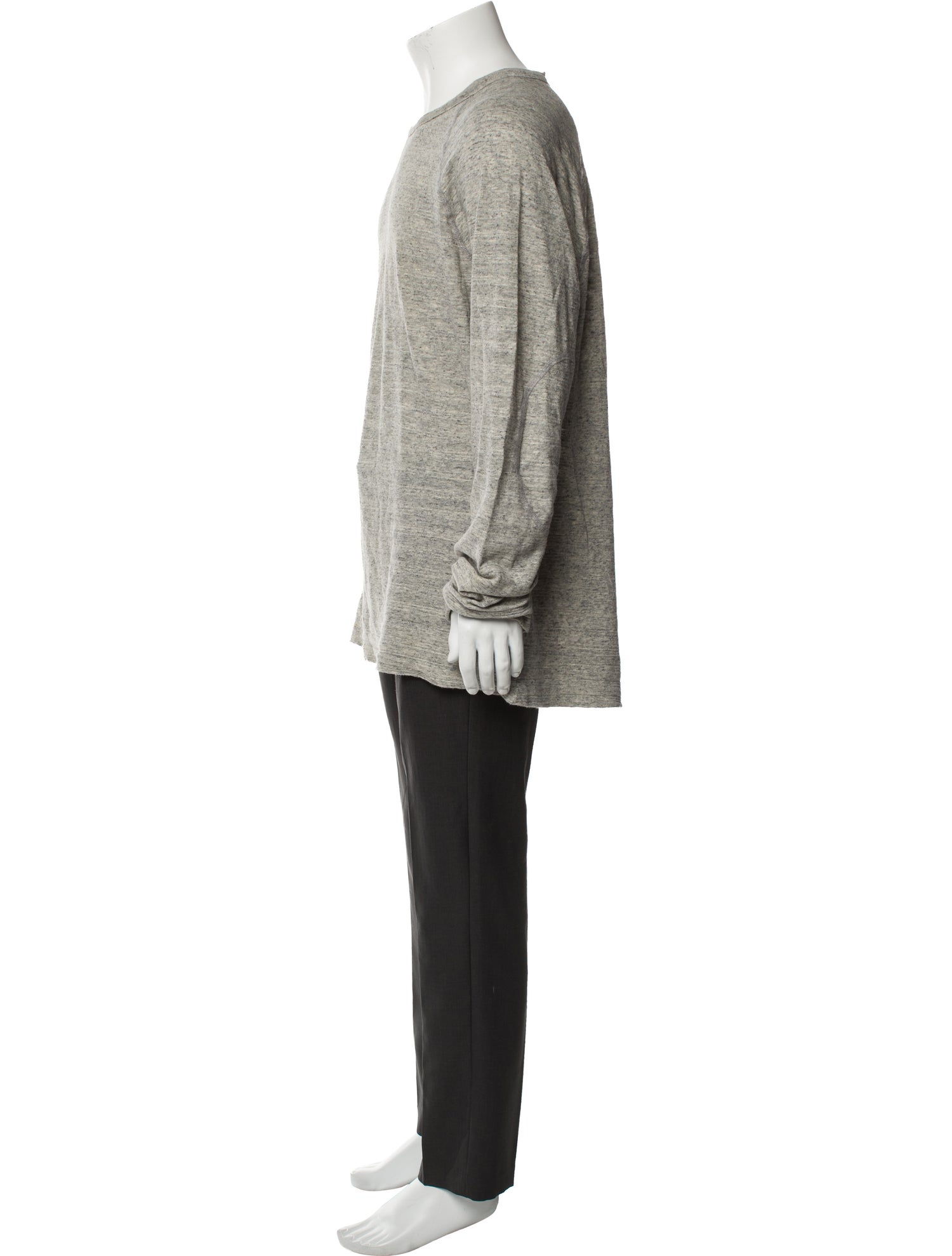 James Perse Crew Neck Long Sleeve Sweatshirt