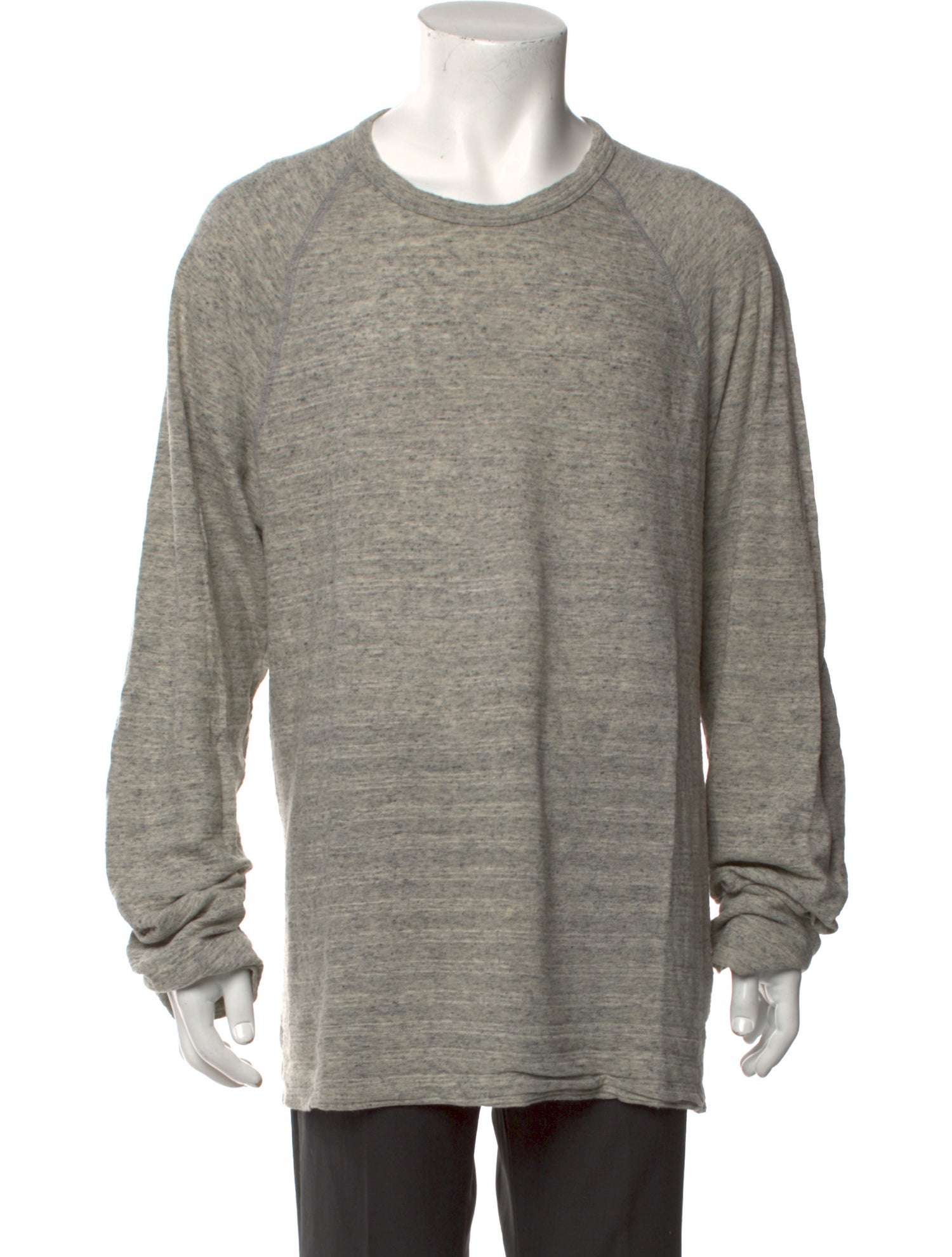 James Perse Crew Neck Long Sleeve Sweatshirt