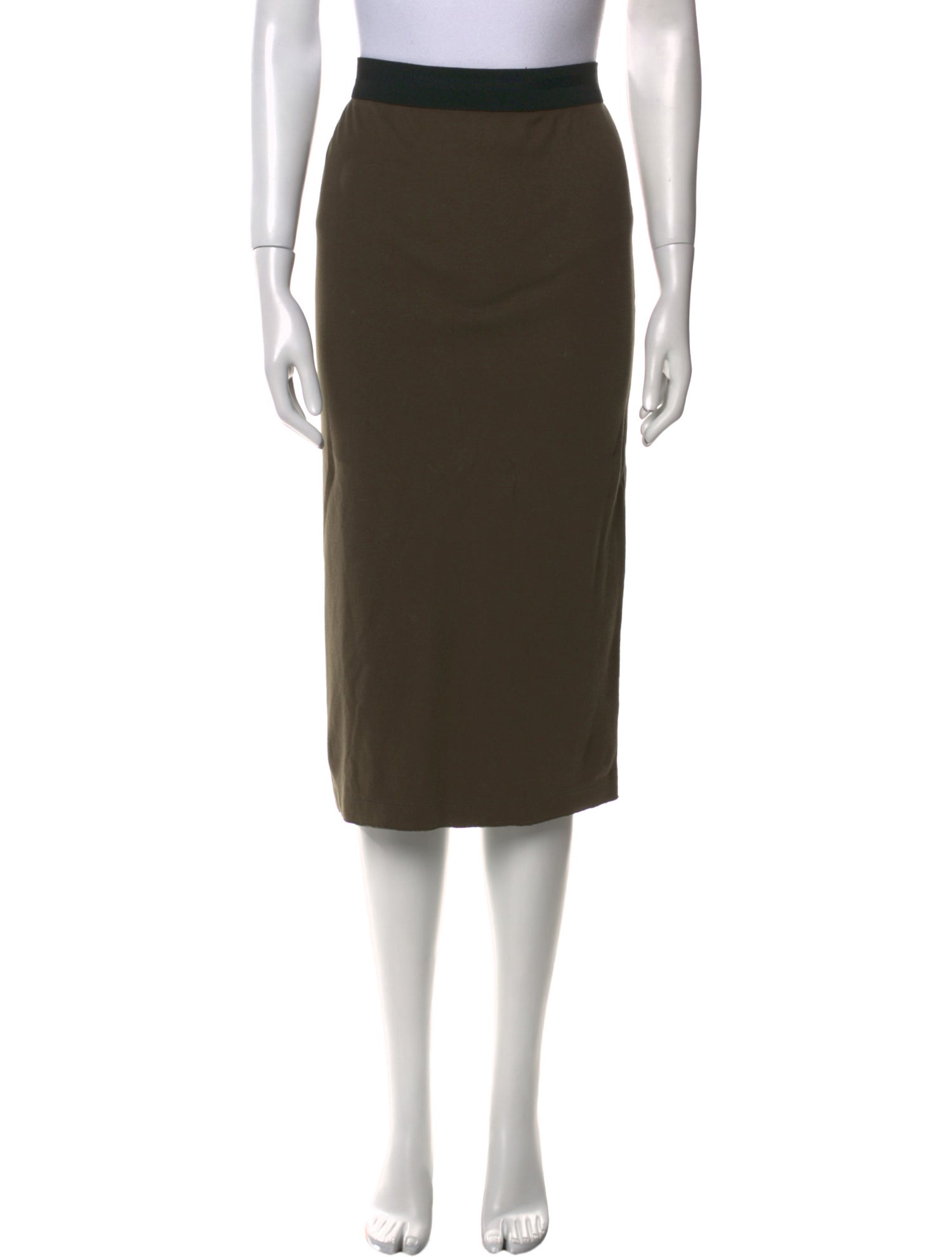 James Perse Bow Accents Midi Length Skirt