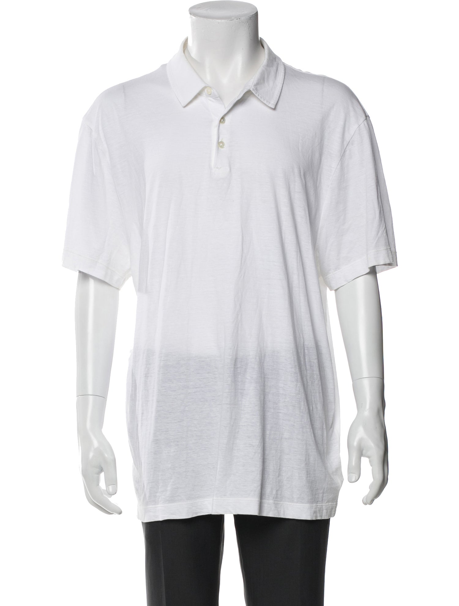 James Perse Collar Short Sleeve Polo Shirt