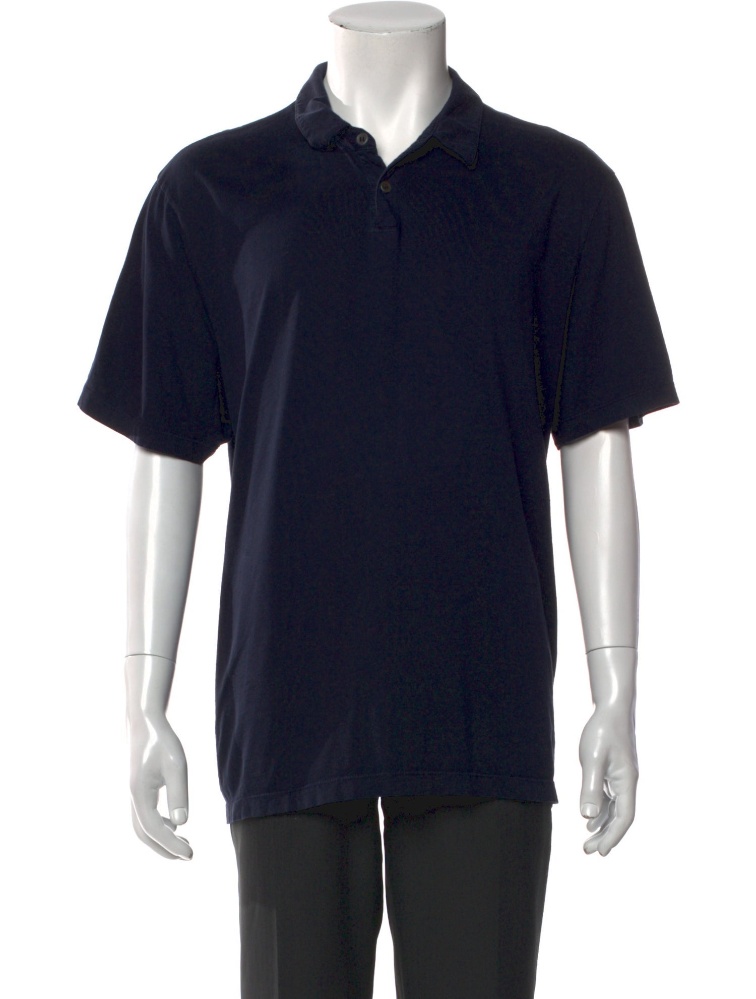 James Perse Crew Neck Short Sleeve Polo Shirt