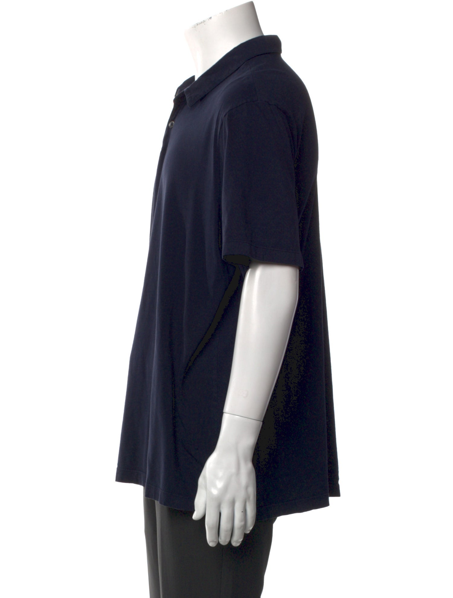 James Perse Crew Neck Short Sleeve Polo Shirt