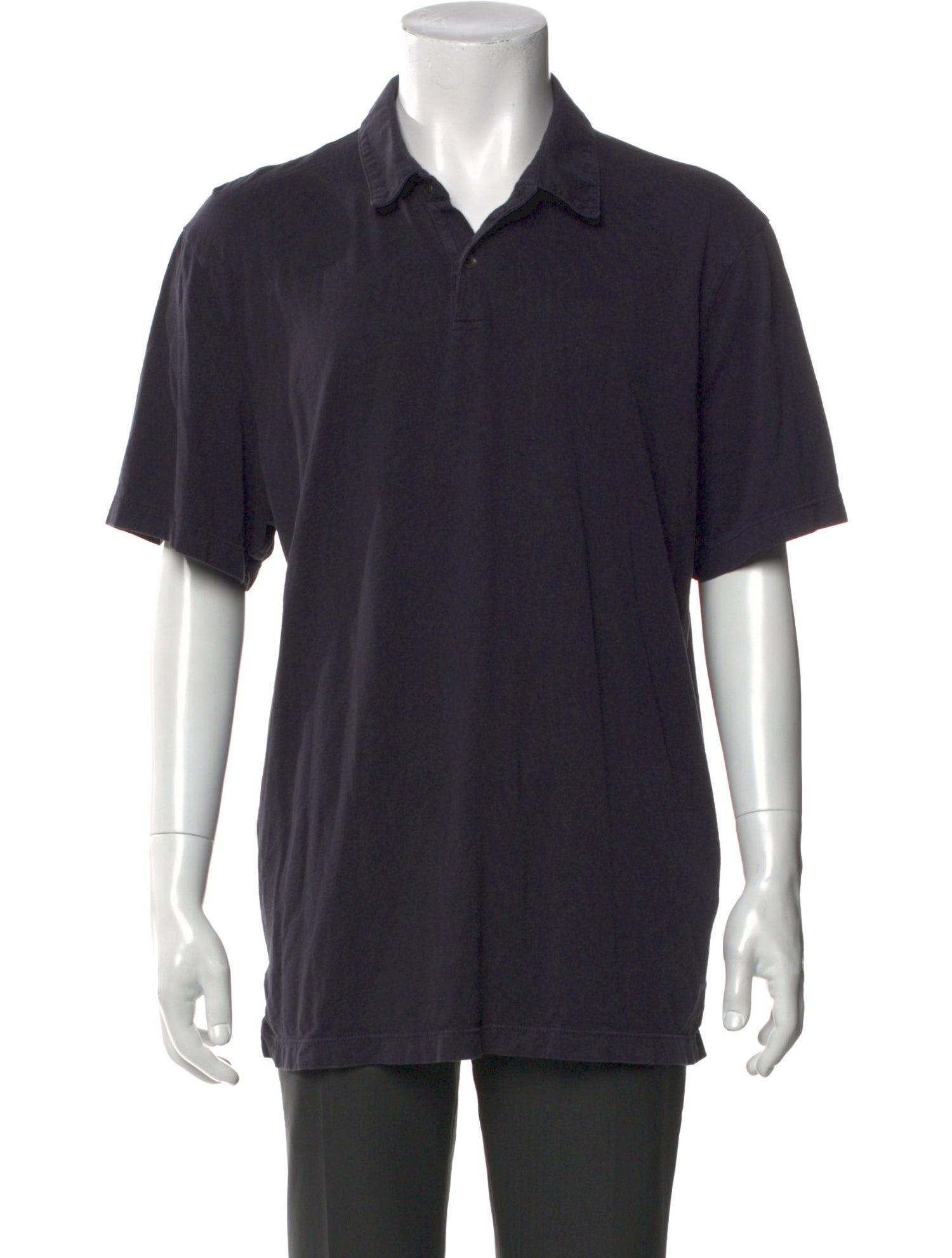 James Perse Collar Short Sleeve Polo Shirt