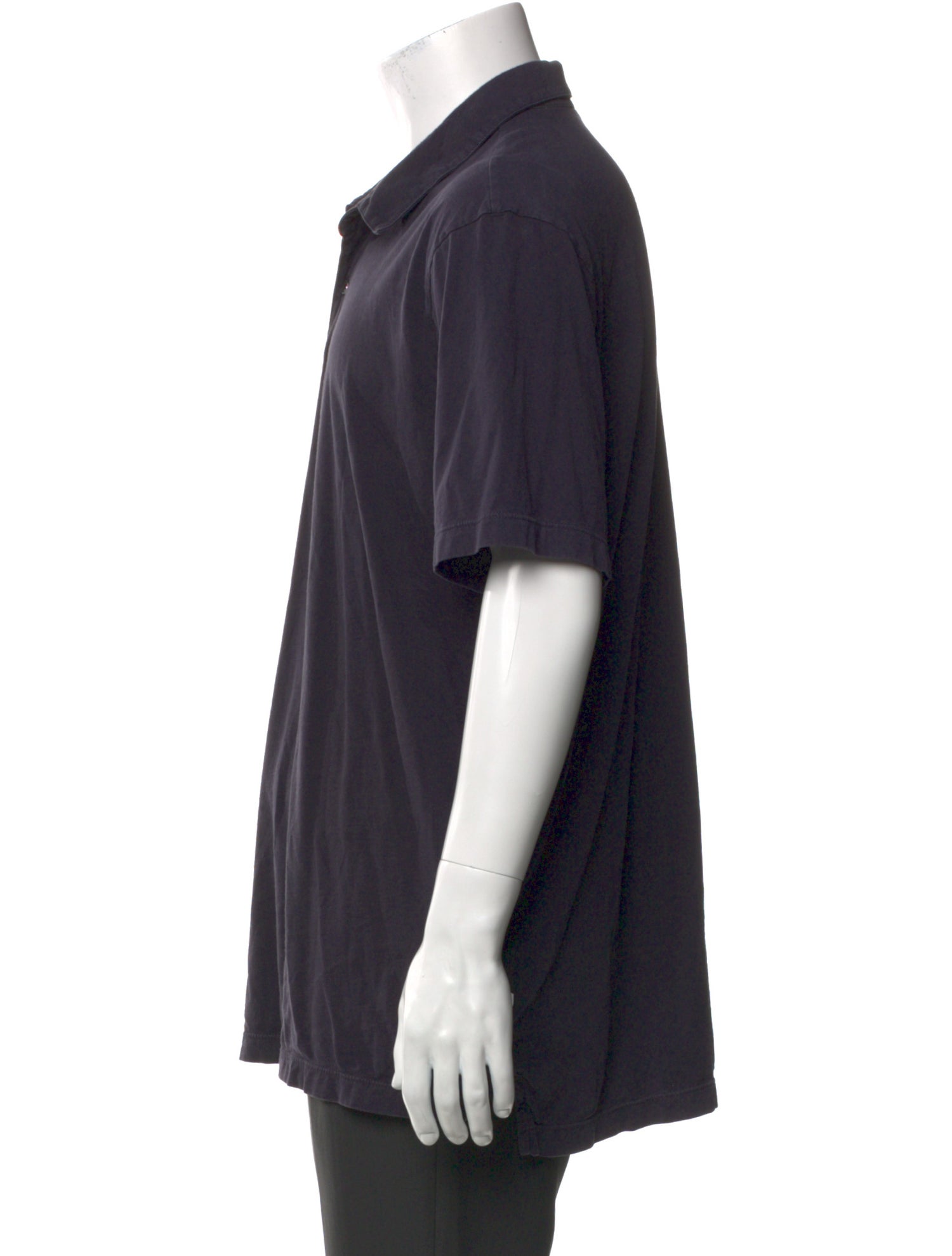 James Perse Collar Short Sleeve Polo Shirt