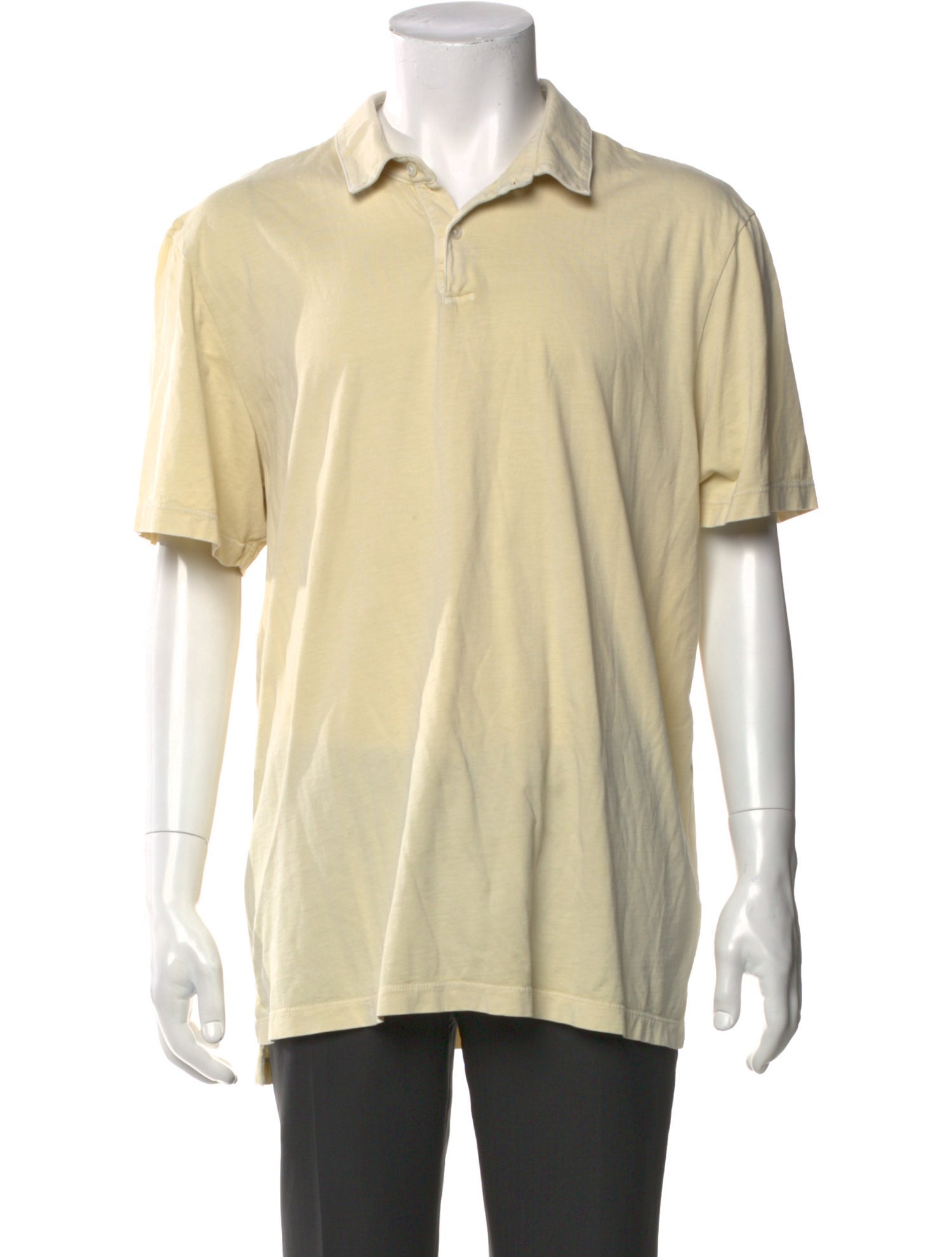 James Perse Collar Short Sleeve Polo Shirt