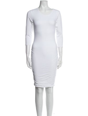 James Perse Scoop Neck Mini Dress