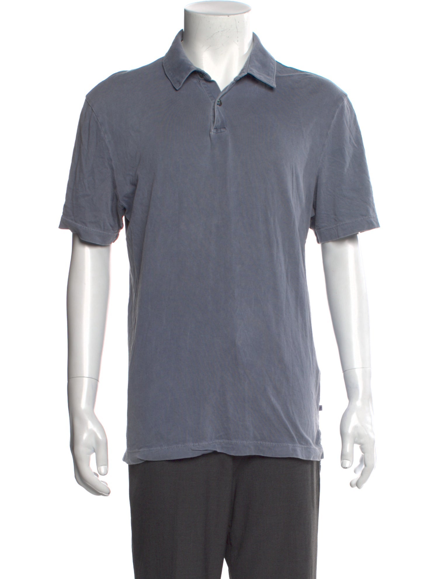 James Perse Collar Short Sleeve Polo Shirt