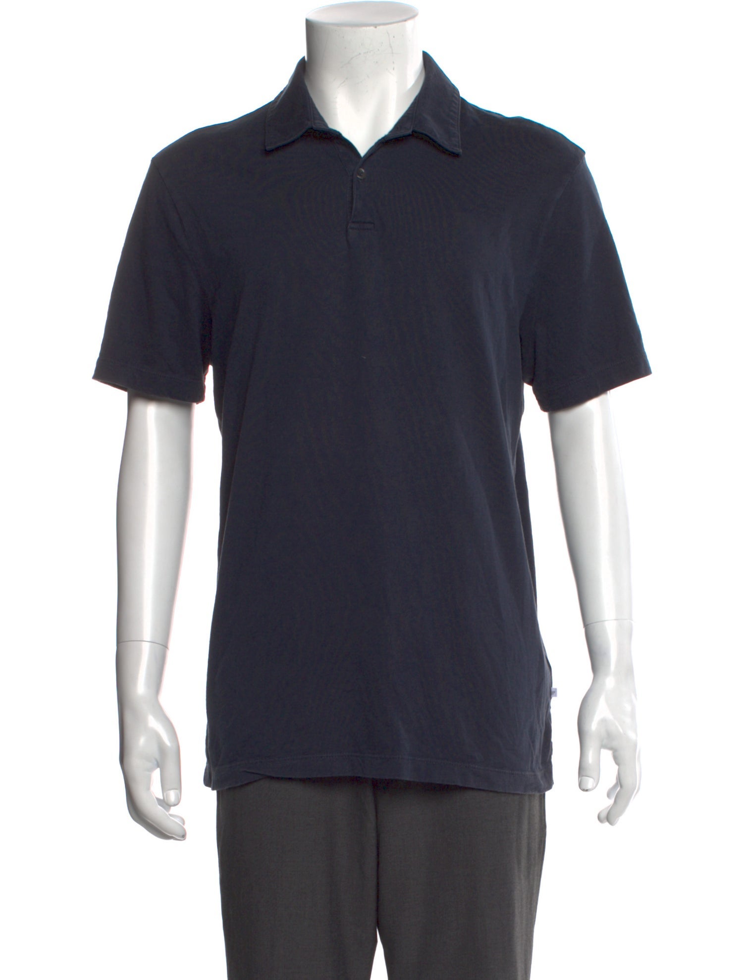 James Perse Collar Short Sleeve Polo Shirt