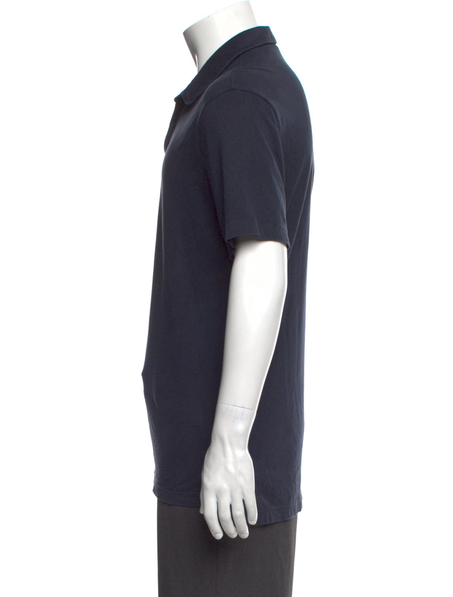 James Perse Collar Short Sleeve Polo Shirt