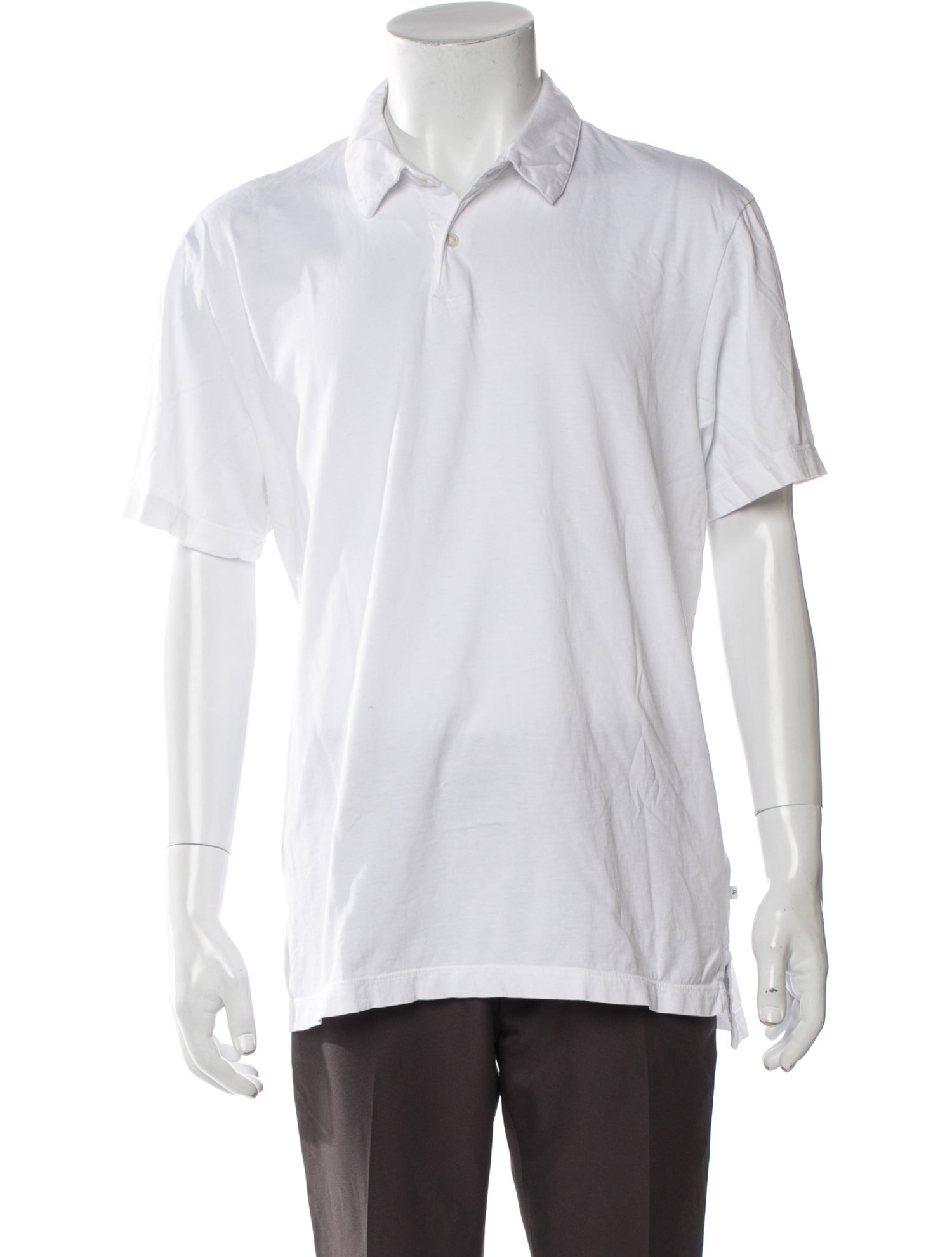 James Perse V-Neck Short Sleeve Polo Shirt