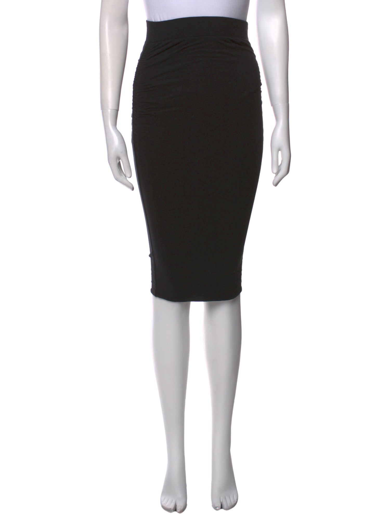 James Perse Ruffle Embellishment Knee-Length Skirt