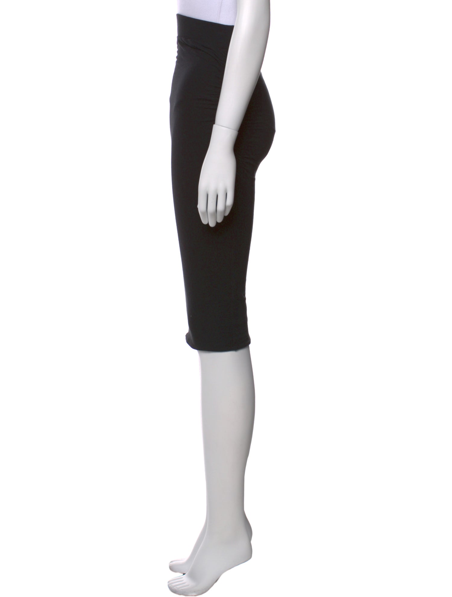 James Perse Ruffle Embellishment Knee-Length Skirt