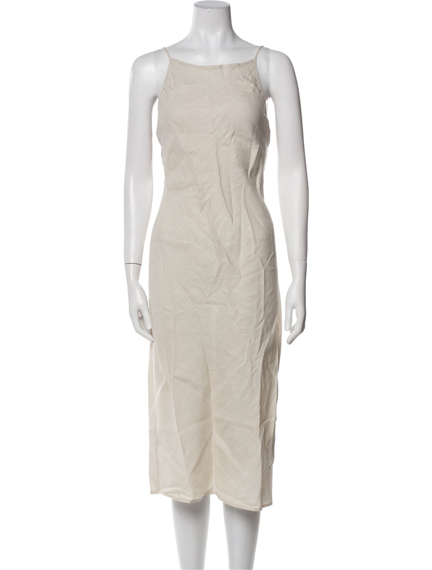 James Perse Linen Midi Length Dress