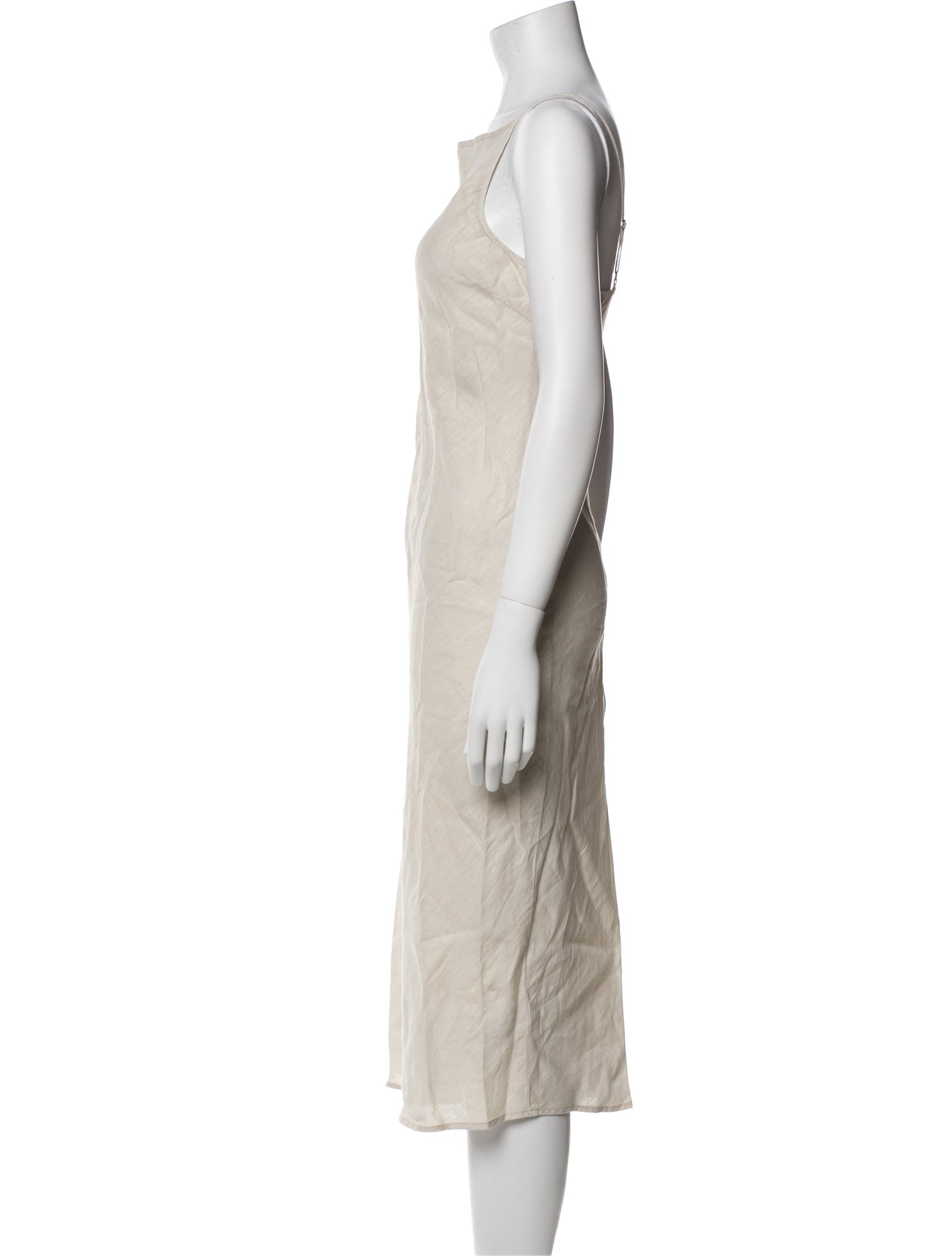 James Perse Linen Midi Length Dress
