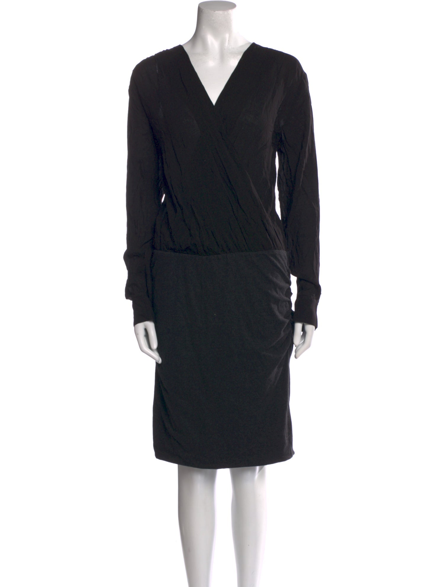 James Perse V-Neck Knee-Length Dress w/ Tags