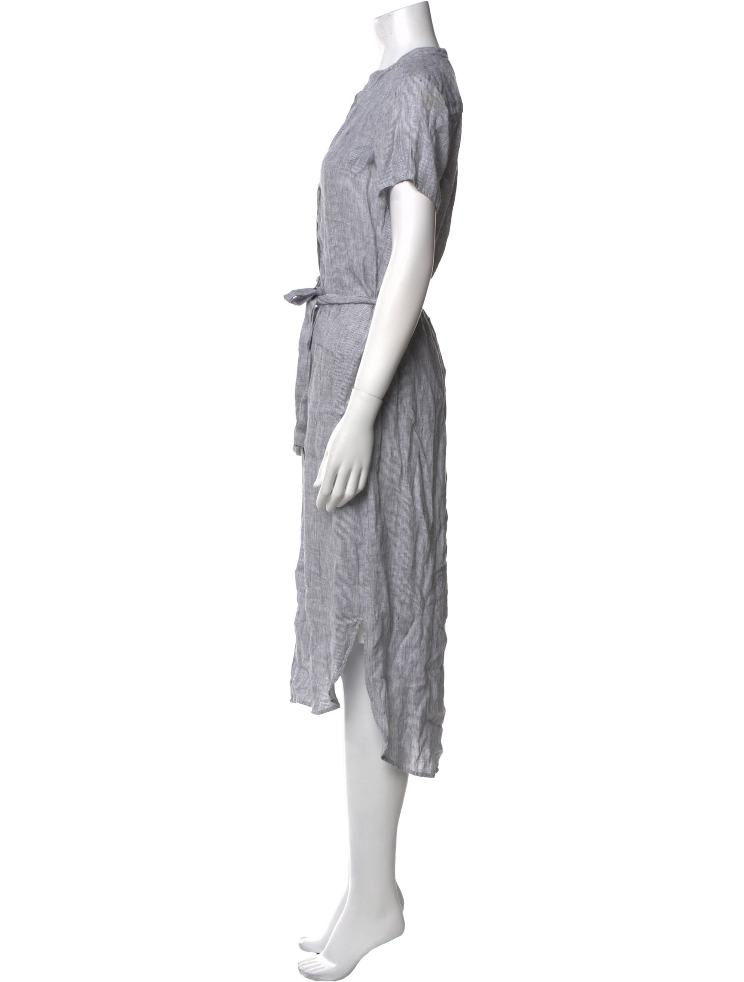 James Perse Linen Midi Length Dress